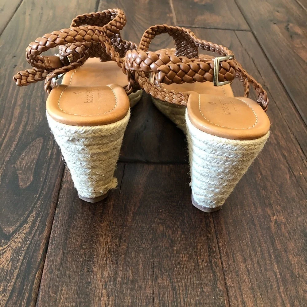Kate Spade Espadrille Wedge Sandals Size 9.5